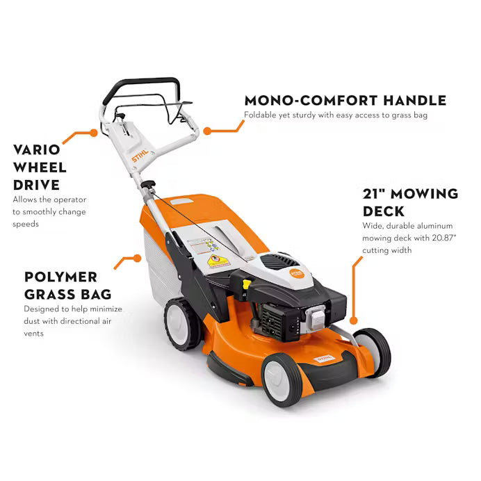 STIHL RM 655 V 21 in Self-Propelled Lawn Mower