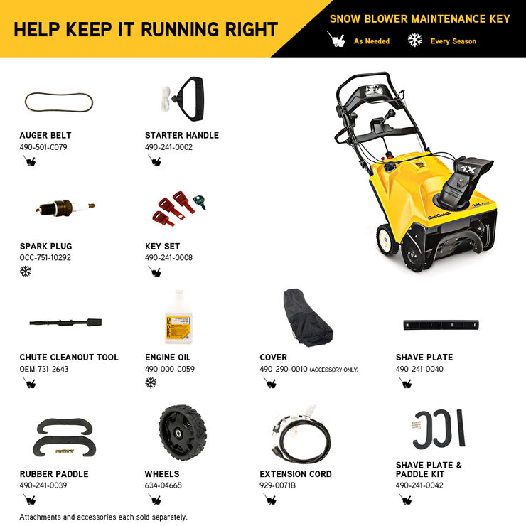 CUB CADET 1X® 21" LHP SNOW BLOWER (31AM5HVRB10)