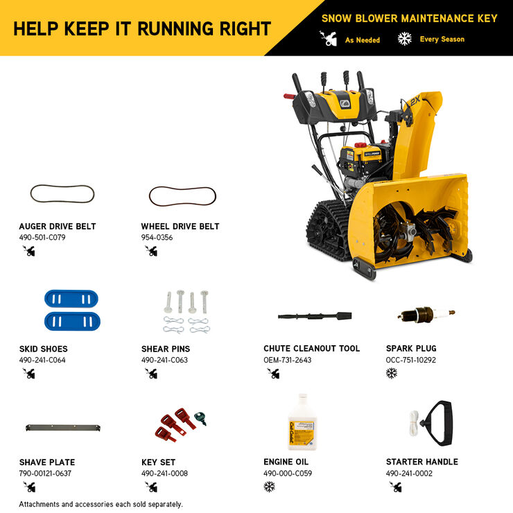 CUB CADET 2X® 26" TRAC IntelliPOWER® SNOW BLOWER (31AH7IVSB10)