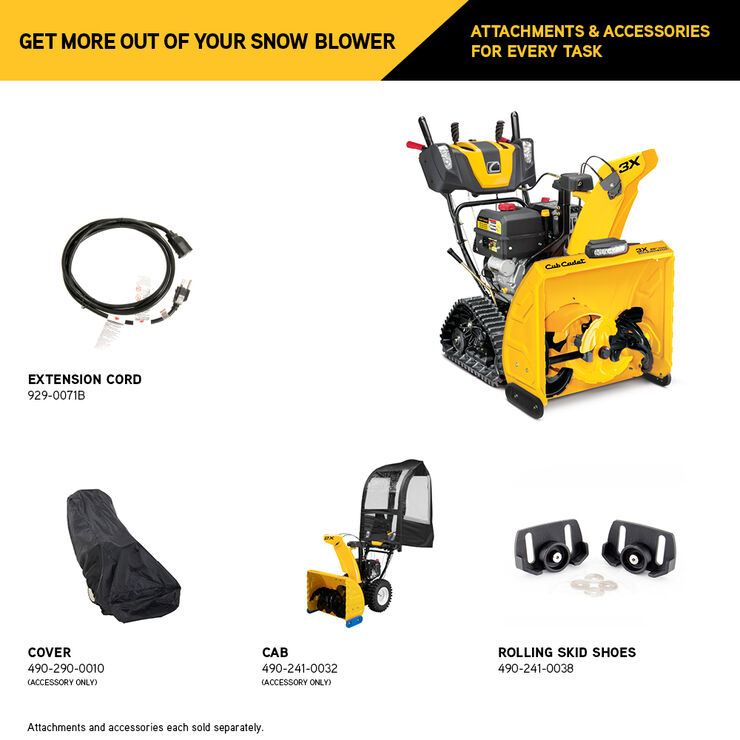 CUB CADET 3X® 26" TRAC SNOW BLOWER (31AH7DVX710)