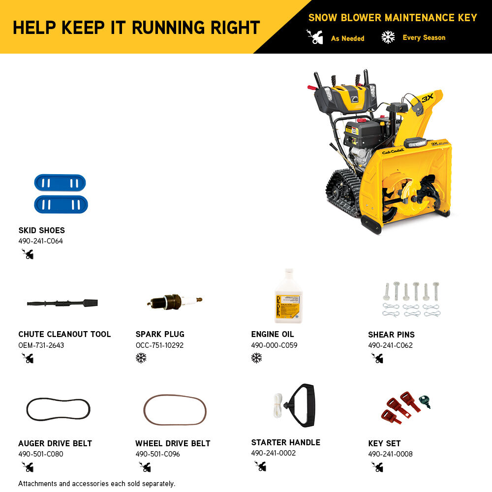 CUB CADET 3X® 26" TRAC SNOW BLOWER (31AH7DVX710)