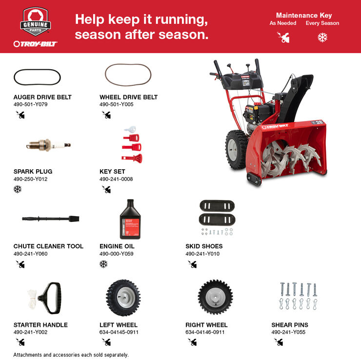 TROY-BILT Storm™ 2890 28" SNOW BLOWER (31AM5FP4B66)