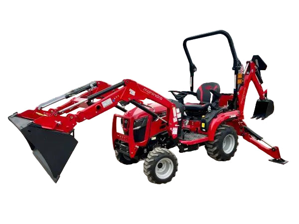 Mahindra Tractor - 1123 4WD HST WITH LOADER & BACKHOE