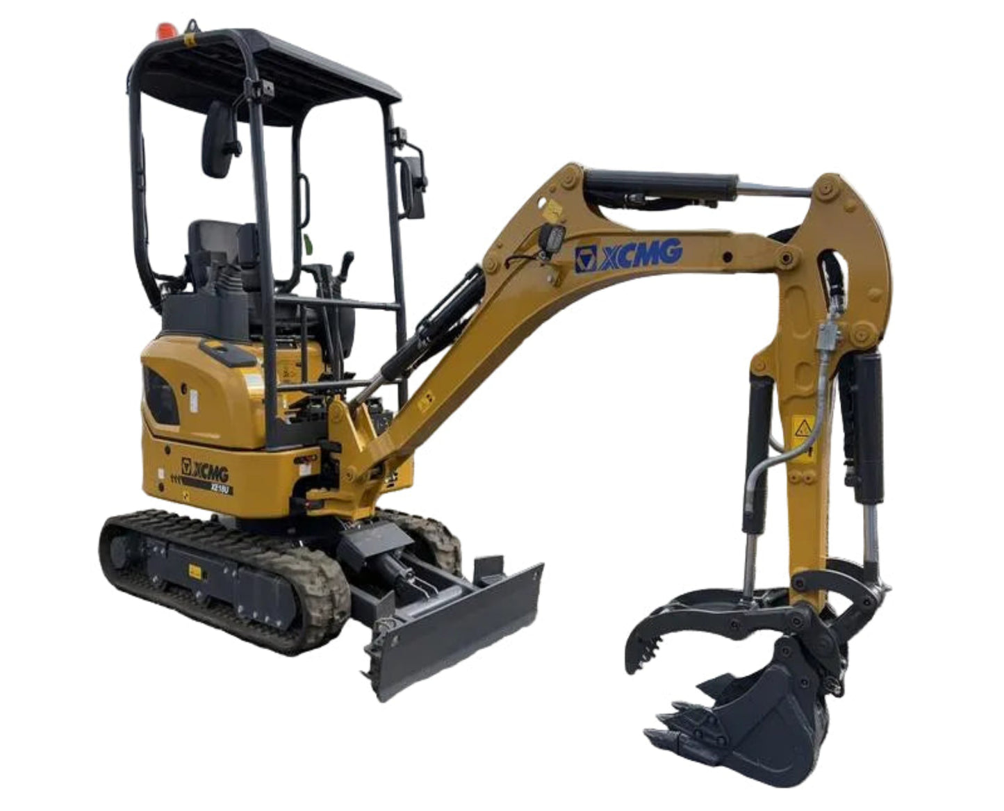 XCMG XE18U EXCAVATOR w/OPEN CAB, 3.9k lbs, (15.8 HP), RUBBER TRACKS