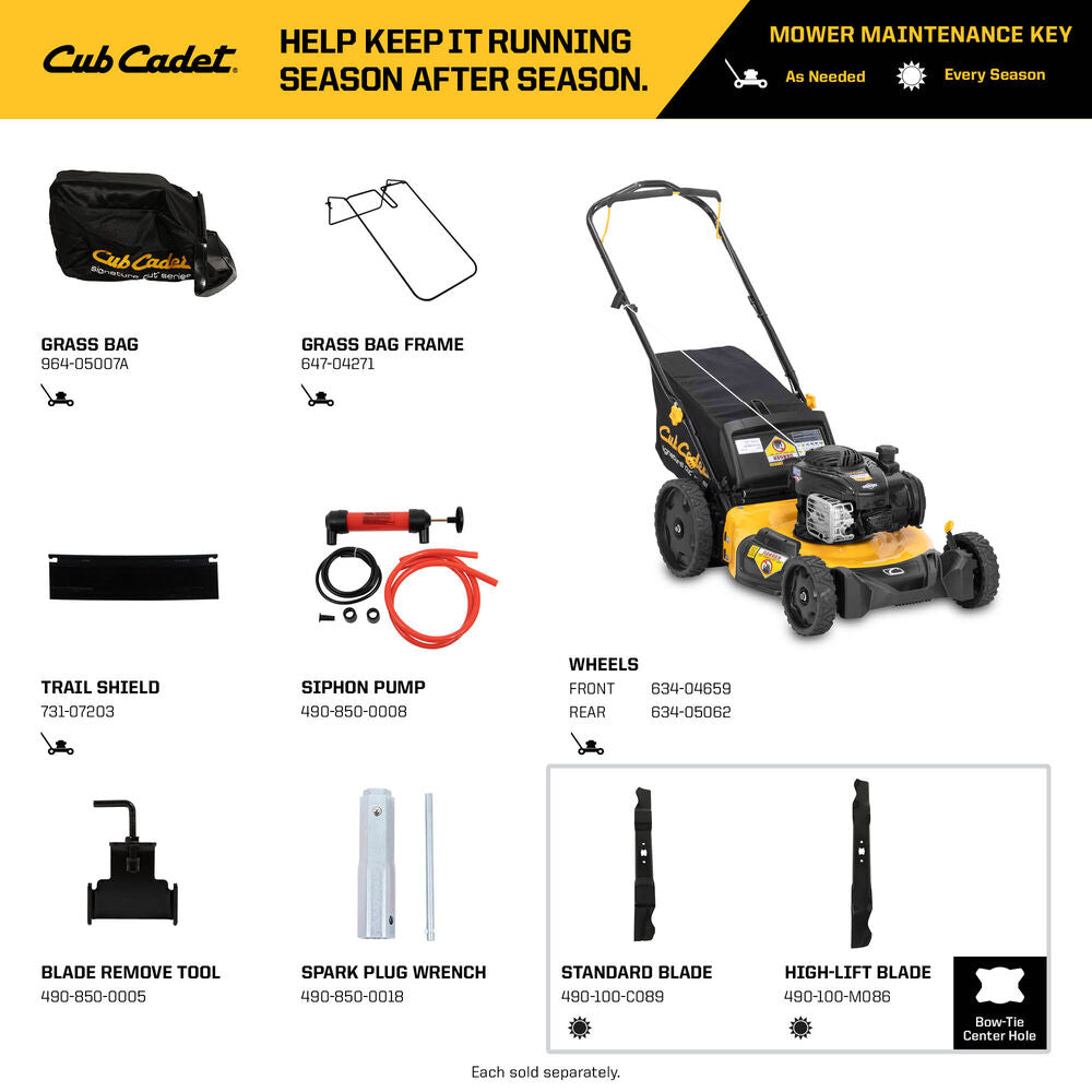 Cub Cadet SCP100 21" with 140cc Briggs - Push Mower