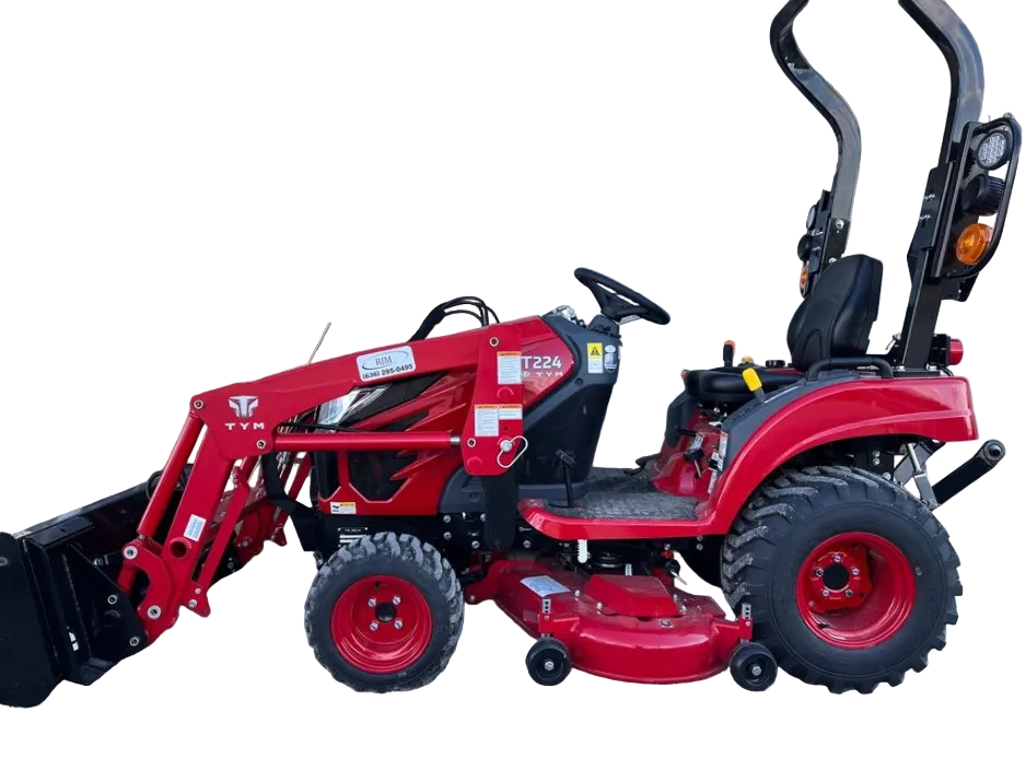 TYM Tractor - T224 4WD HST WITH LOADER & 54" MOWER