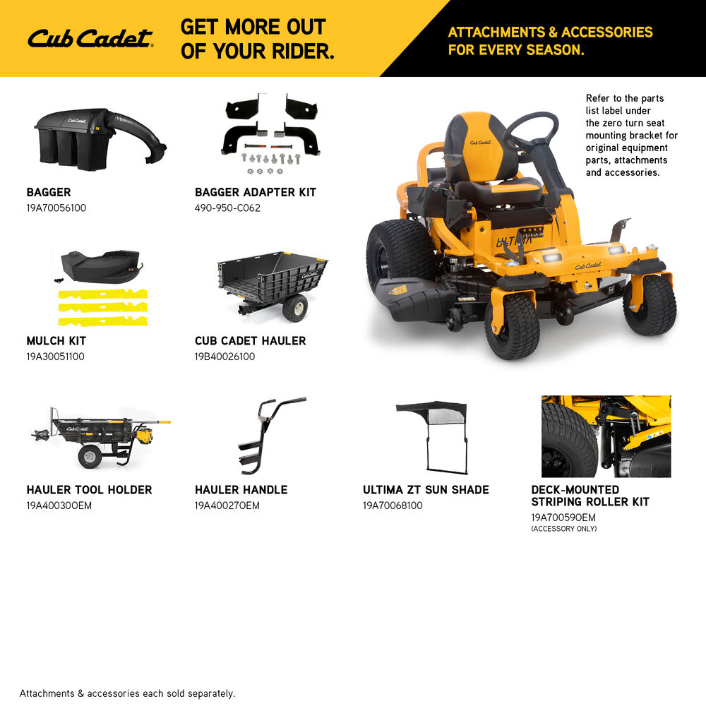 CUB CADET ZTS2 54 ULTIMA RESIDENTIAL ZERO-TURN MOWER (17ASGGY3A10)