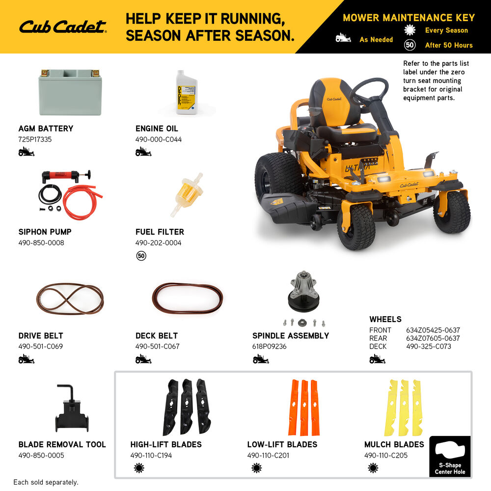 CUB CADET ZTS2 54 ULTIMA RESIDENTIAL ZERO-TURN MOWER (17ASGGY3A10)