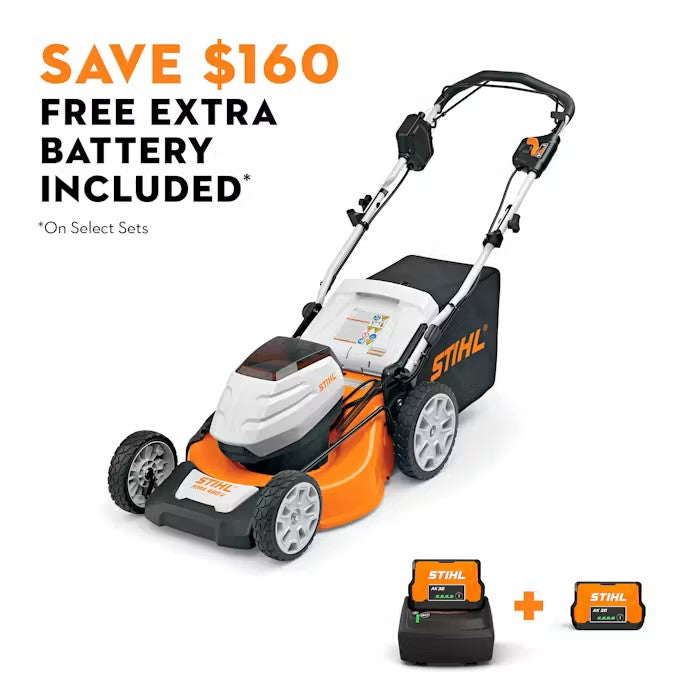 STIHL RMA 460 V SET 19 in. Battery Self-Propelled Lawn Mower (Battery & Charger)