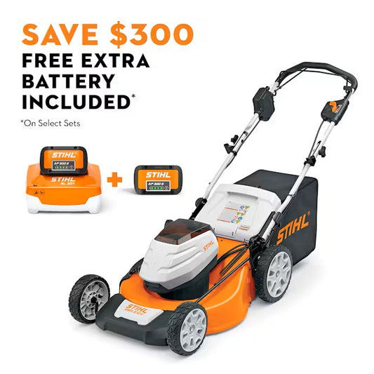 STIHL RMA 510 V SET 21 in. Battery Self-Propelled Lawn Mower (Battery & Charger)