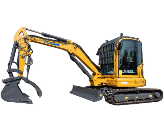 XCMG XE35U EXCAVATOR w/HVAC CAB, 9.2k lbs, (24.4 HP), RUBBER TRACKS